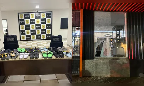 Homem é preso após arrombar loja e furtar chinelos em Apucarana
