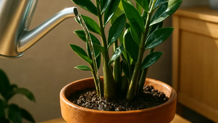 Como regar zamioculca corretamente para fortalecer a planta