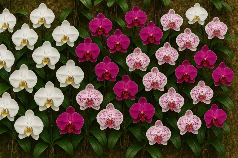 Aprenda a criar uma parede de orquídeas incrível em 7 etapas simples