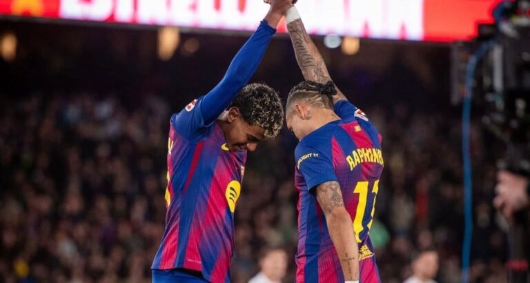 Raphinha brilha e Barcelona garante vitória sobre Osasuna na LaLiga