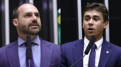 Revisão da Lei Magnitsky gera conflitos entre aliados de Eduardo Bolsonaro