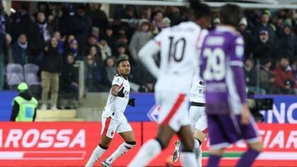 Nkunku garante empate do Milan contra Fiorentina no Campeonato Italiano