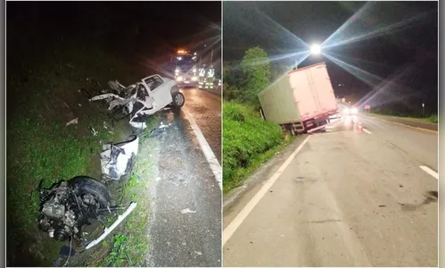 Motorista sofre acidente fatal na pr-423 em araucária durante chuva