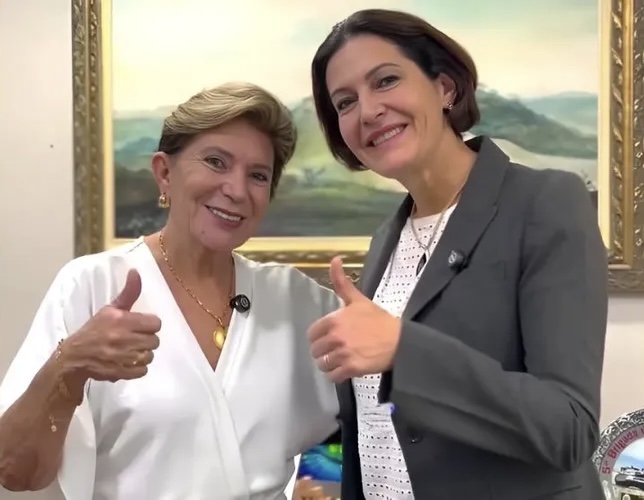 Cristina Graeml visita Elizabeth Schmidt e sinaliza possível aliança para 2026. Pré-candidata ao Senado foi recebida no gabinete da prefeita de Ponta Grossa nesta quarta-feira (21).