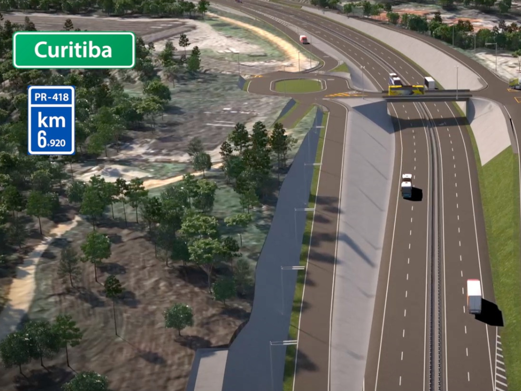 Paraná acelera com a duplicação do Lote 1: Via Araucária inicia obras no Contorno Norte de Curitiba