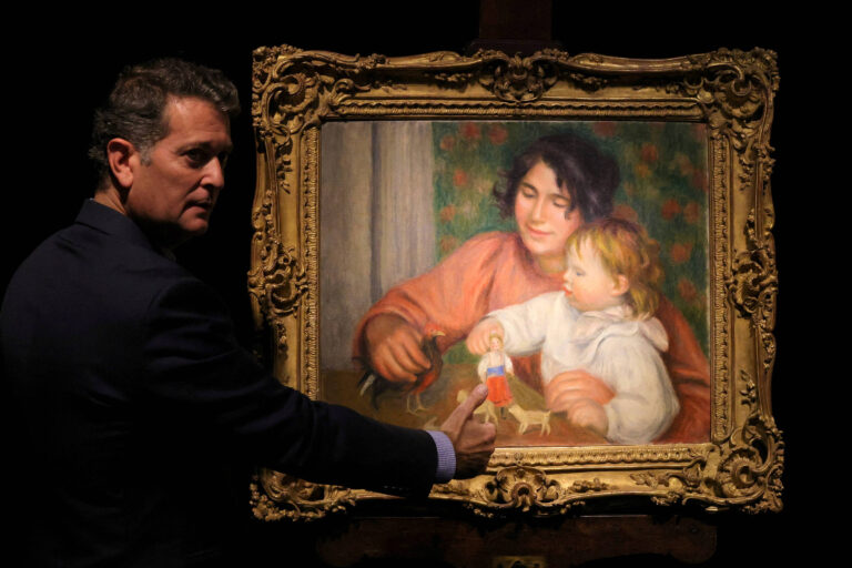 Venda de quadro de Renoir alcança R$ 11,2 milhões em leilão em Paris