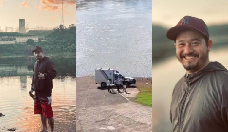 Pai se afoga no Rio Paraná e deixa quatro filhos órfãos em Foz do Iguaçu