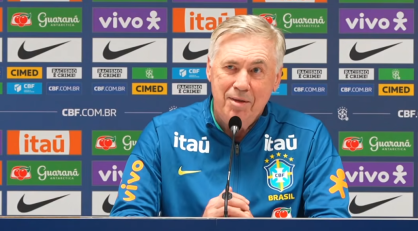 Ancelotti vê emoção forte em possível Brasil x Itália na Copa
