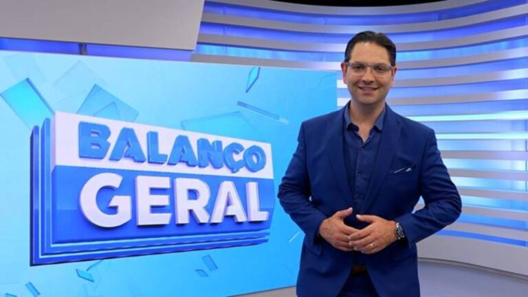 Guilherme Rivaroli assume a apresentação do Balanço Geral em Curitiba