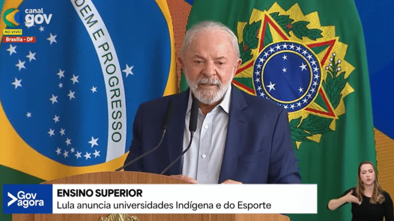 Lula anuncia criação de universidades Indígena e do Esporte