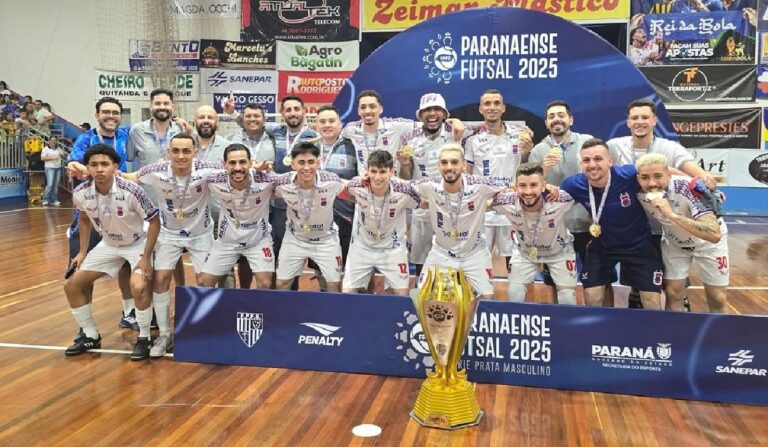 Paraná Clube conquista título da Série Prata de futsal após goleada