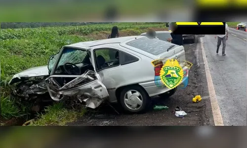 Tragédia na PR-170: Motorista morre em engavetamento