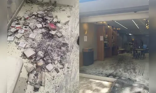 Incêndio em loja de celulares em Cianorte: cliente revoltado