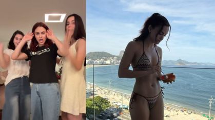 Camila Mendes no Brasil: diversão e funk na praia do Rio