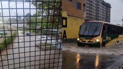Chuva forte provoca alagamentos e alerta no Rio de Janeiro