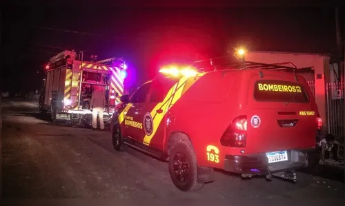 Incêndio em Ponta Grossa: filho coloca pais em risco