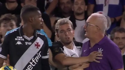 Discussão entre Dorival e Rayan agita jogo do Vasco x Corinthians
