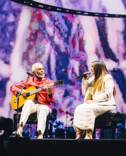 Gilberto Gil recorda show emocionante de Preta Gil