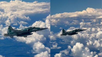 Caça da FAB intercepta avião em voo: o relato de uma passageira