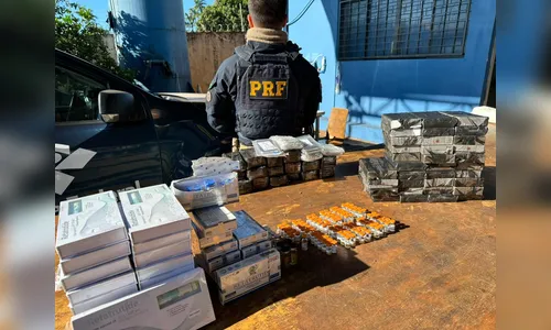 Apreensão de medicamentos de emagrecimento na BR-369