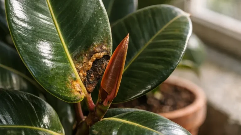 Ficus elastica: o brilho que esconde erros de cultivo