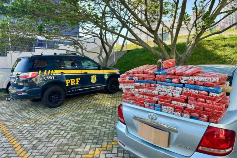 Apreensão de maconha em presentes de Natal surpreende PRF