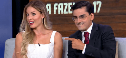 Dudu e Saory: Primeiras horas de romance após "A Fazenda 17"