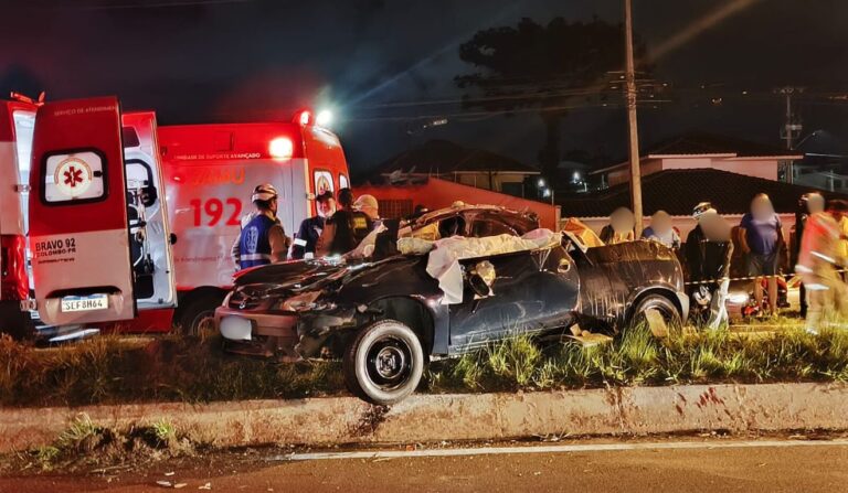 Grave acidente na BR-476 resulta em morte de motorista decapitado