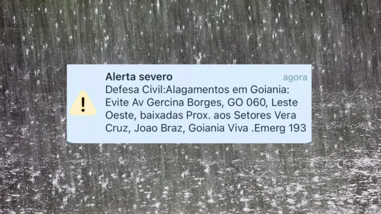 Goiânia em alerta: temporais intensos previstos para hoje