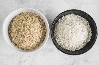 Dieta saudável: Arroz integral versus arroz branco
