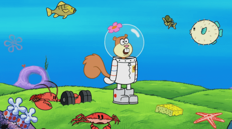 Sandy Bochechas aparece brevemente em novo filme de Bob Esponja