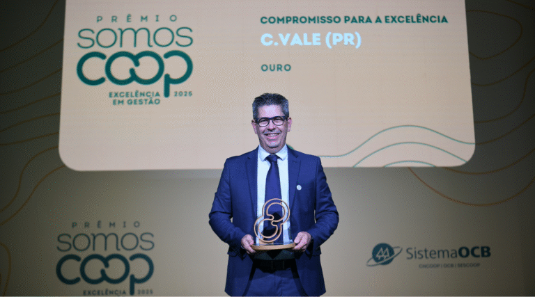C.Vale recebe prêmio de excelência em gestão em 2025