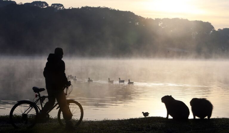 Temperaturas despencam e Paraná registra 5,6°C