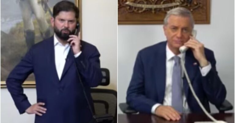Gabriel Boric parabeniza José Kast