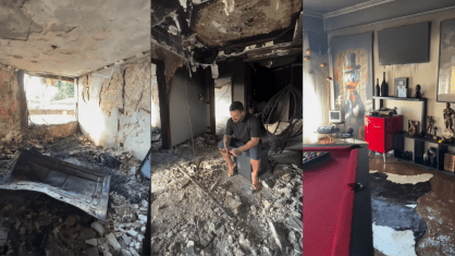 Incêndio em casa de lutador em SP: casal pula do 2º andar