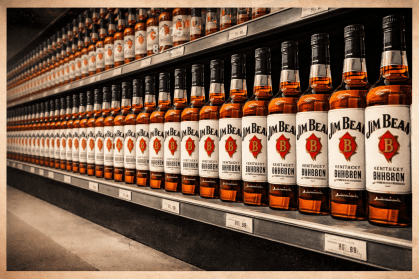 Jim Beam suspende produção de bourbon devido a estoques altos