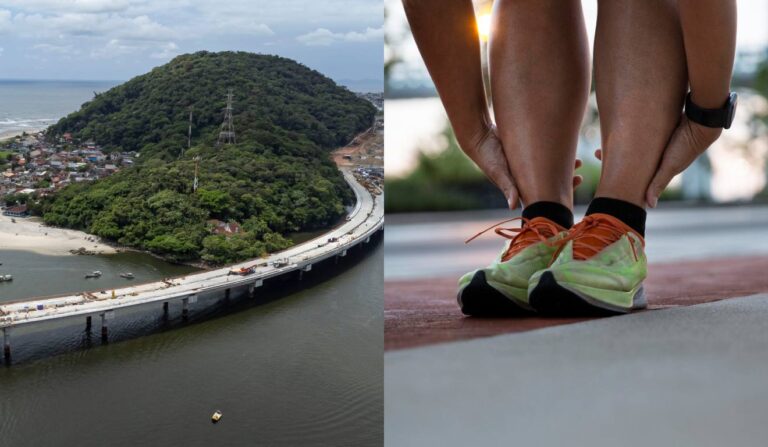 Retirada do kit para a Maratona Internacional do Paraná