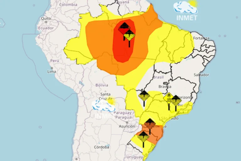 Inmet alerta sobre onda de calor e tempestades no Natal 2025