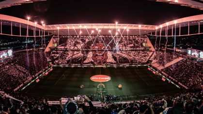 Ação da torcida do Corinthians antes da final contra o Vasco