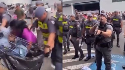 Conflito no Brás: PMs e GCM agredem ambulantes em operação