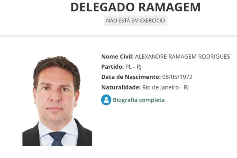Alexandre Ramagem tem status atualizado na Câmara dos Deputados