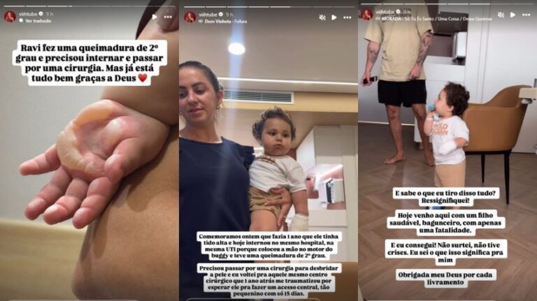 Internação de Ravi, filho de Viih Tube, gera comoção nas redes