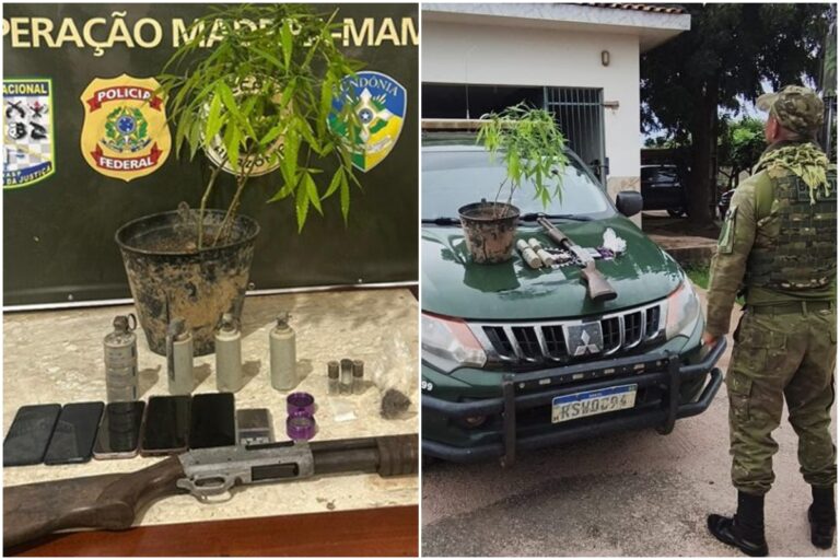Polícia Federal prende mulher com granadas e espingarda em Rondônia
