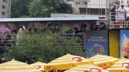 Felipe Amorim aciona bombeiros após tumulto no bloco de Calvin Harris em São Paulo