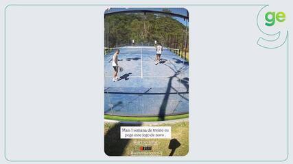 Jogadores de vasco e botafogo fortalecem amizade praticando padel