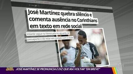 Martínez segue sem passaporte e retorno ao Corinthians é indefinido