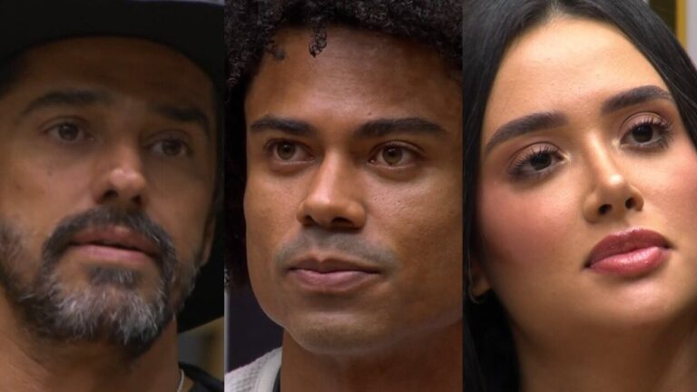 Alberto Cowboy, Breno e Jordana enfrentam o paredão falso no BBB 26