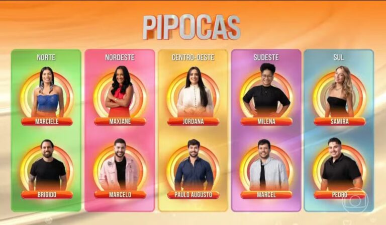Pipoca do BBB 26 tem curitibano escolhido pelo público na casa de vidro