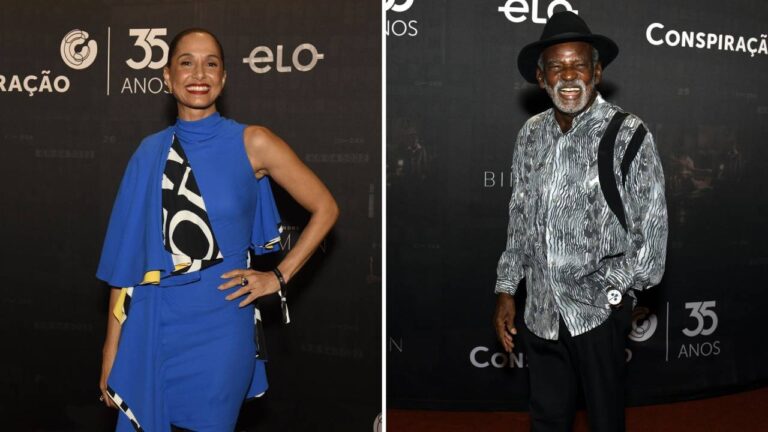 A emoção de Camila Pitanga na homenagem a Antonio Pitanga no Golden Globes Tribute