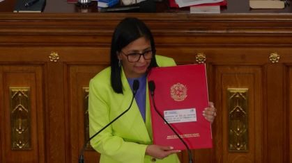 Delcy Rodríguez propõe reforma para atrair investimento na Venezuela